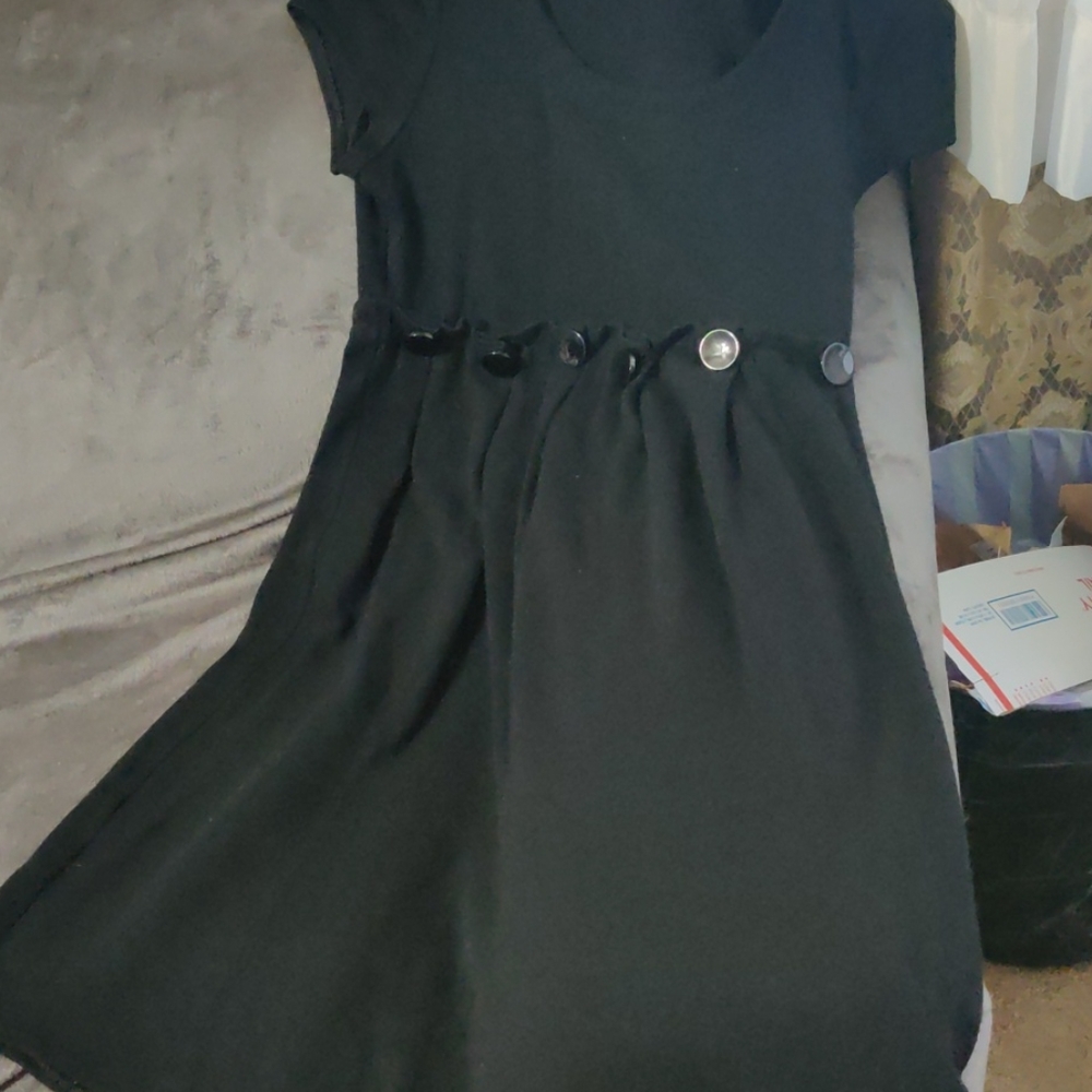 Black sweater dress